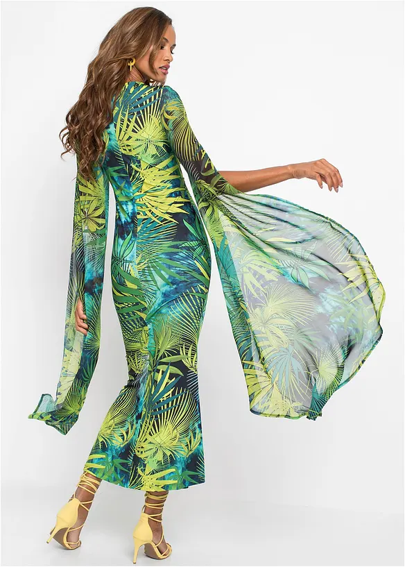 Robe en jersey avec fente, bonprix