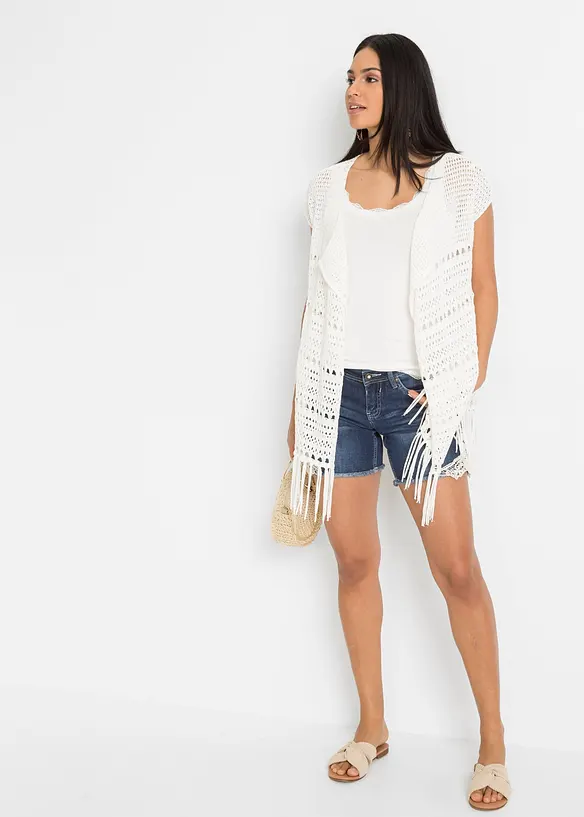 Tops &agrave; dentelle, bonprix