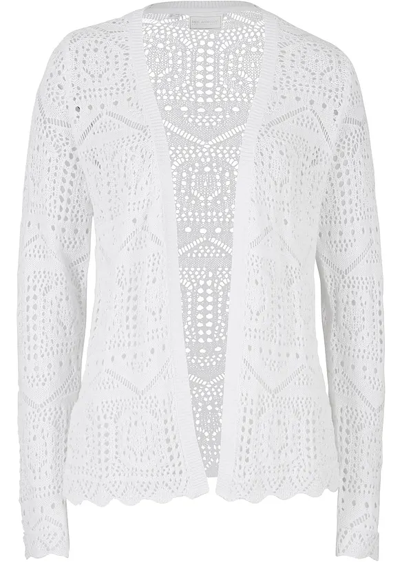 Ajour-Strickjacke, bonprix