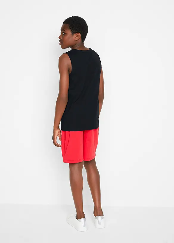 Débardeur et bermuda 100% coton (ens. 2 pces), bonprix