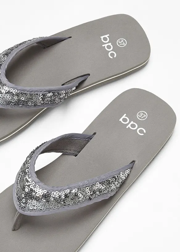 Mules entredoigt avec sequins, bonprix