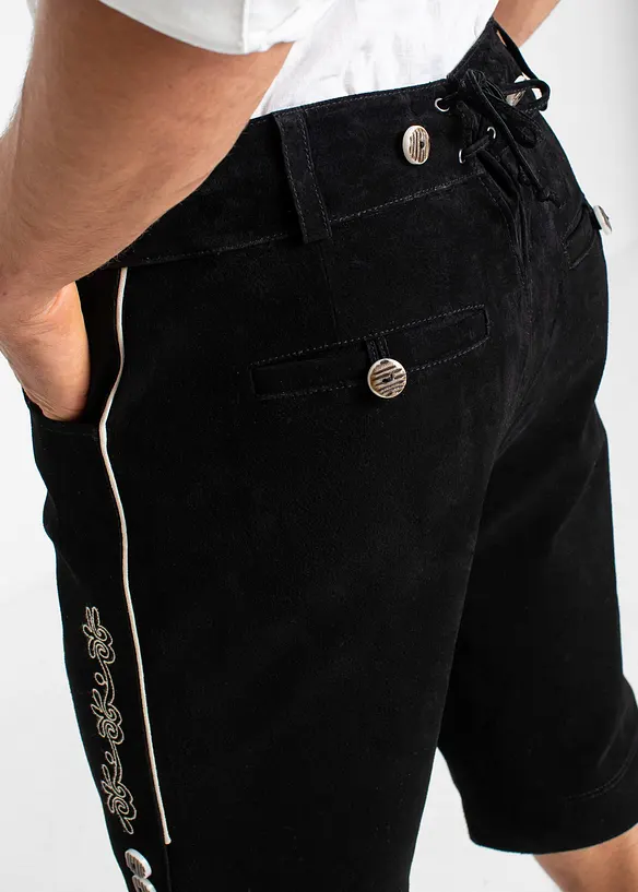 Culotte courte bavaroise en cuir Regular Fit, bonprix