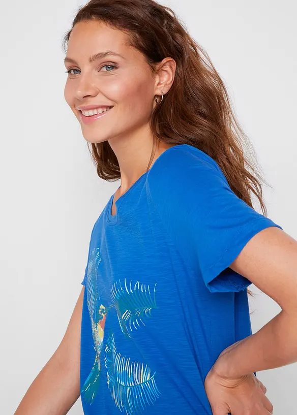Baumwoll Shirt mit Druck, bonprix