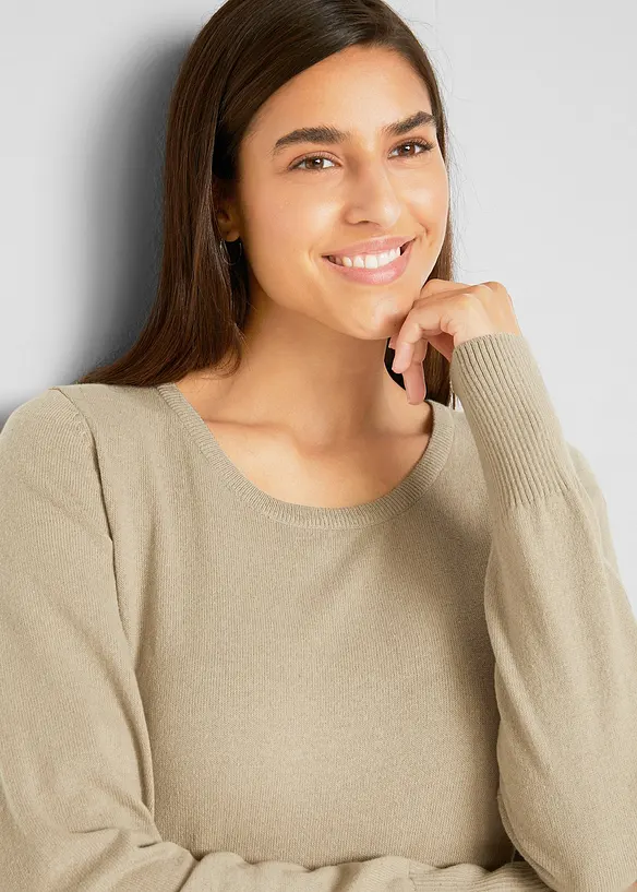 Pull en fine maille, bonprix