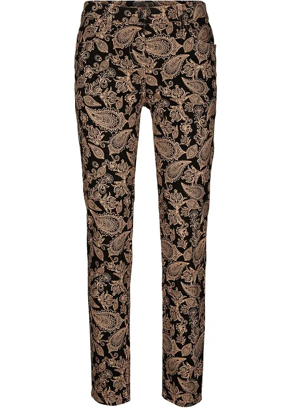 Pantalon extensible imprimé, bonprix