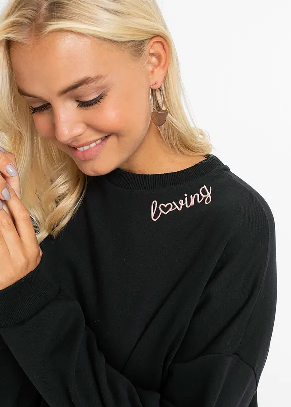 Oversized Sweatkleid, bonprix