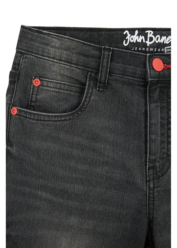 Jungen Jeans mit cooler Waschung, Slim Fit, John Baner JEANSWEAR