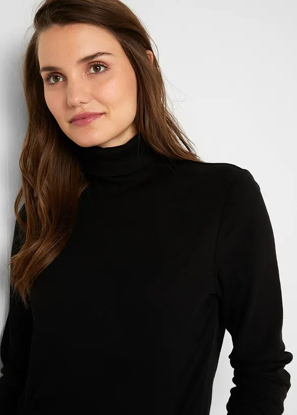 T-shirt manches longues 100% coton, bonprix
