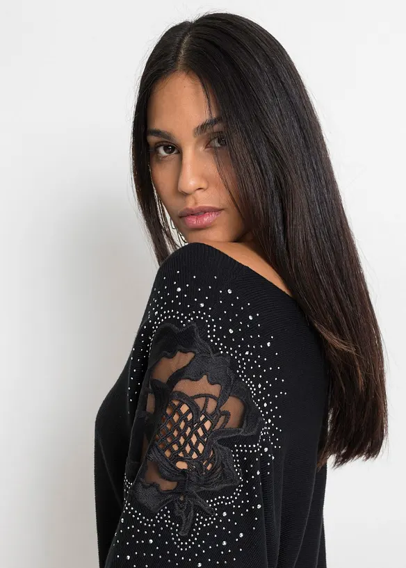 Feinstrickpullover aus Viskose-Mix, bonprix