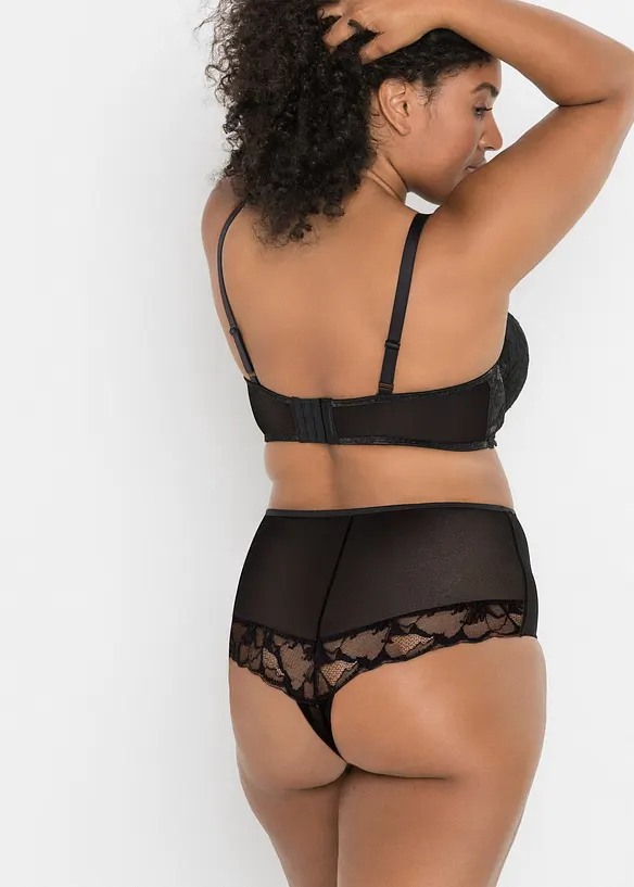 String taille haute en dentelle, bonprix