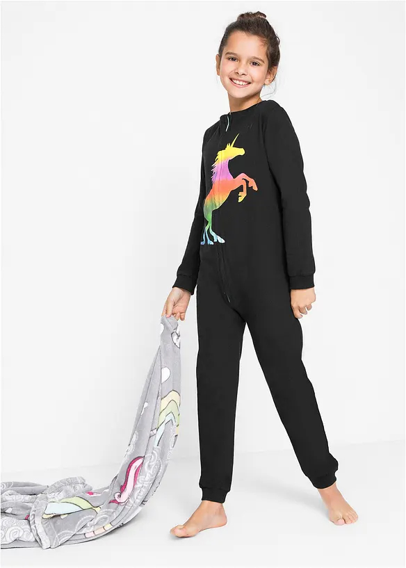 Combipyjama en coton extensible, bonprix