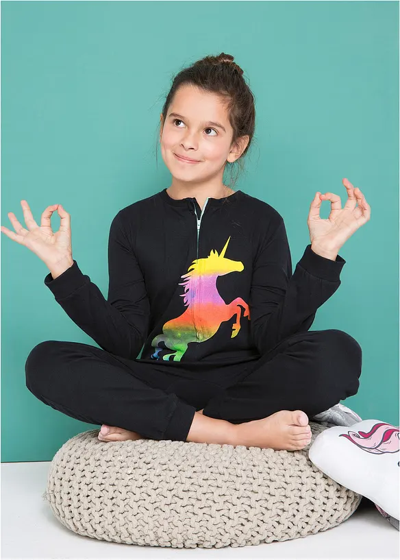 Combipyjama en coton extensible, bonprix