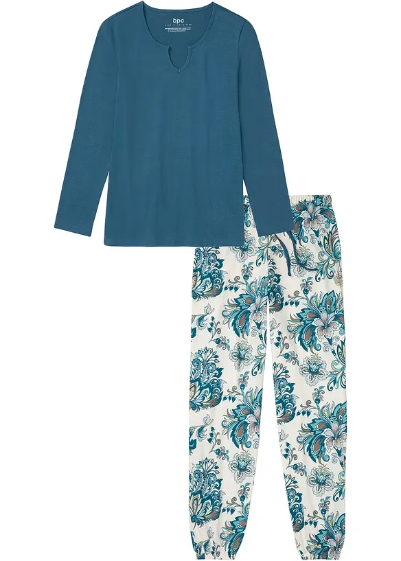 Pyjama aus reiner Bio-Baumwolle, bonprix