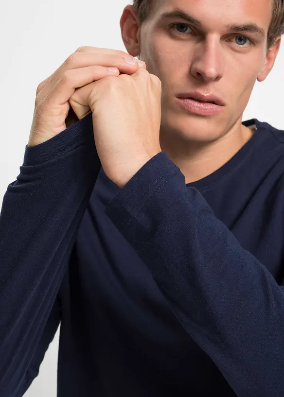 Langarmshirt (3er Pack), bonprix