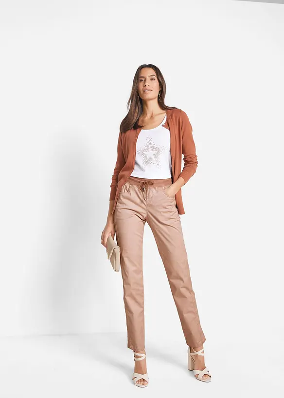 Gilet ajusté en fine maille, bonprix