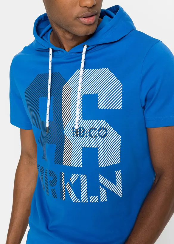 T-shirt à capuche en molleton épais, bonprix
