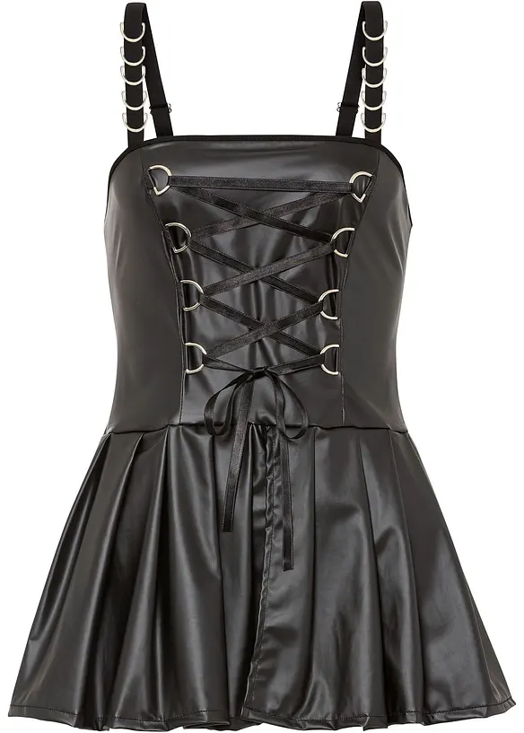 Robe en wet look, bonprix