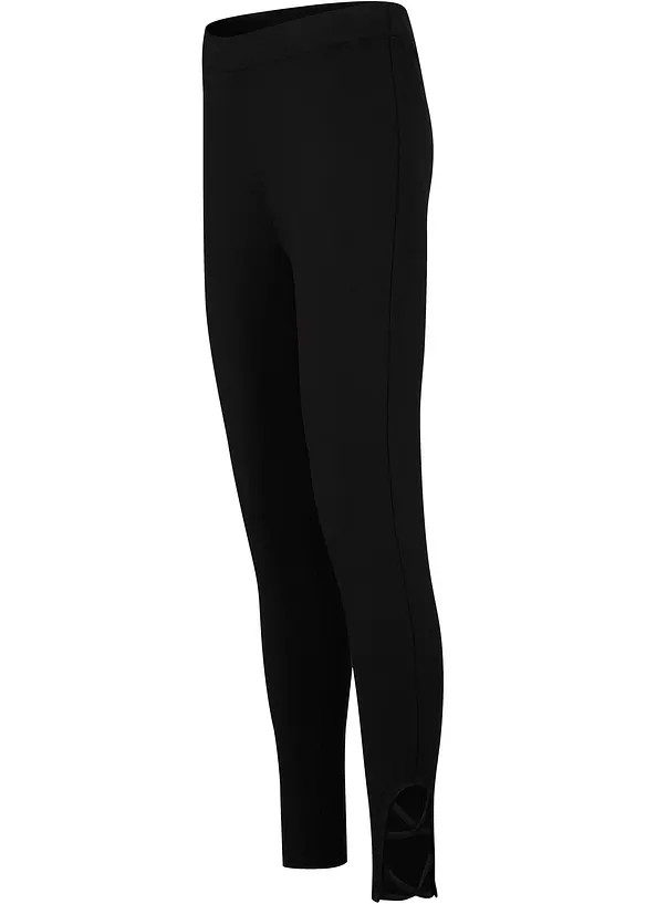 Legging coton 7/8 taille haute et confortable, bonprix