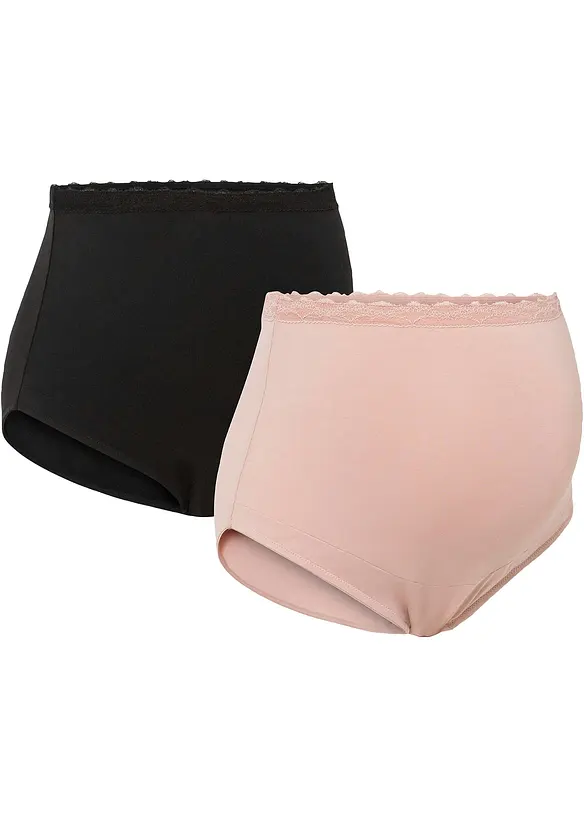 Umstandsslip mit Bio-Baumwolle (2er Pack), bonprix