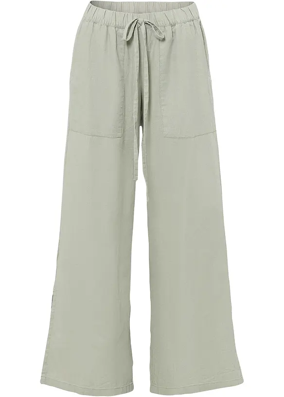 Marlenehose aus Leinen, bonprix