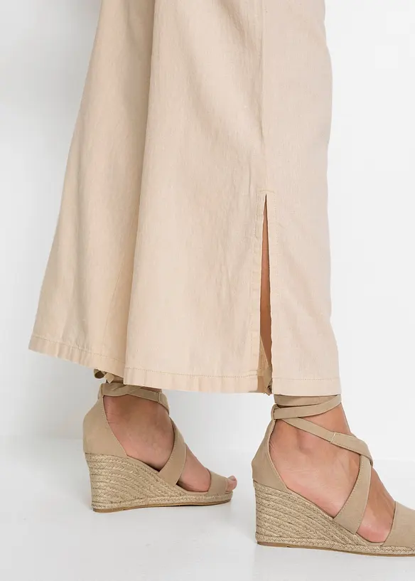 Marlenehose aus Leinen, bonprix
