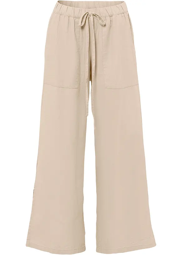 Marlenehose aus Leinen, bonprix