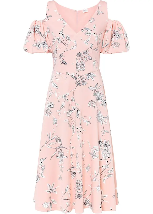 Kleid mit Puff&auml;rmeln, BODYFLIRT