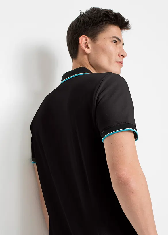Lot de 3 polos en maille piquée, 100% coton, bonprix