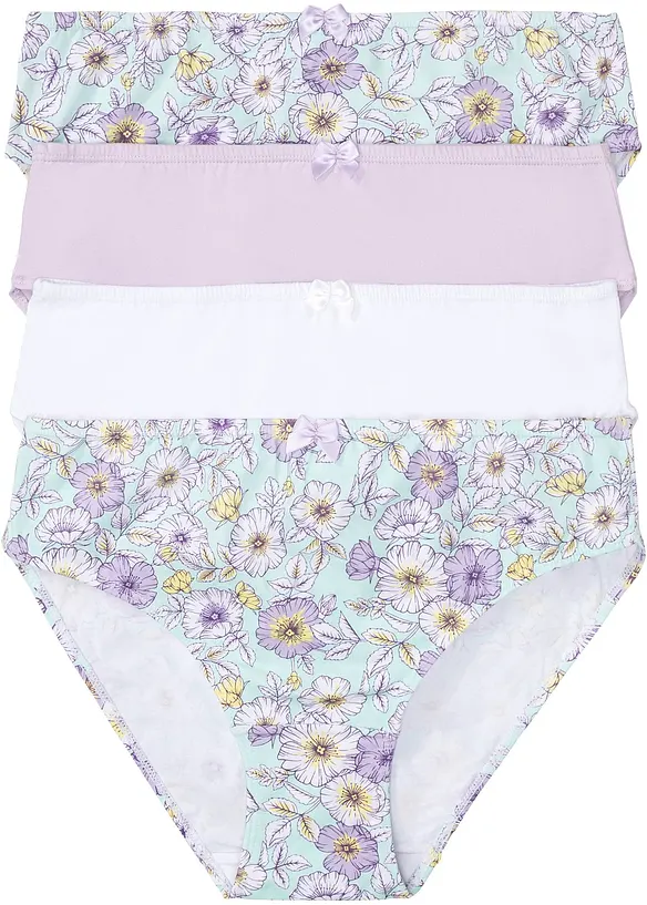 Maxislip mit komfortabler Baumwolle (4er Pack), bonprix
