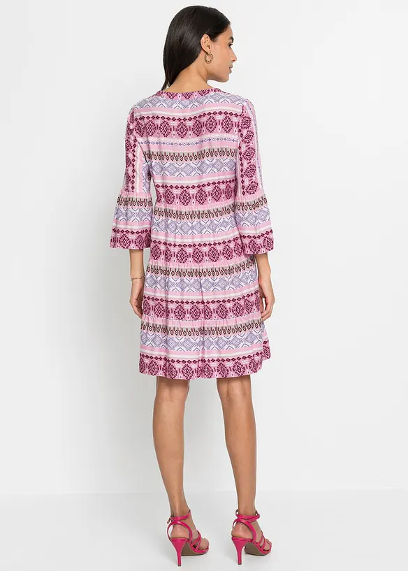 Tunika-Kleid aus fließender Viskose, bonprix