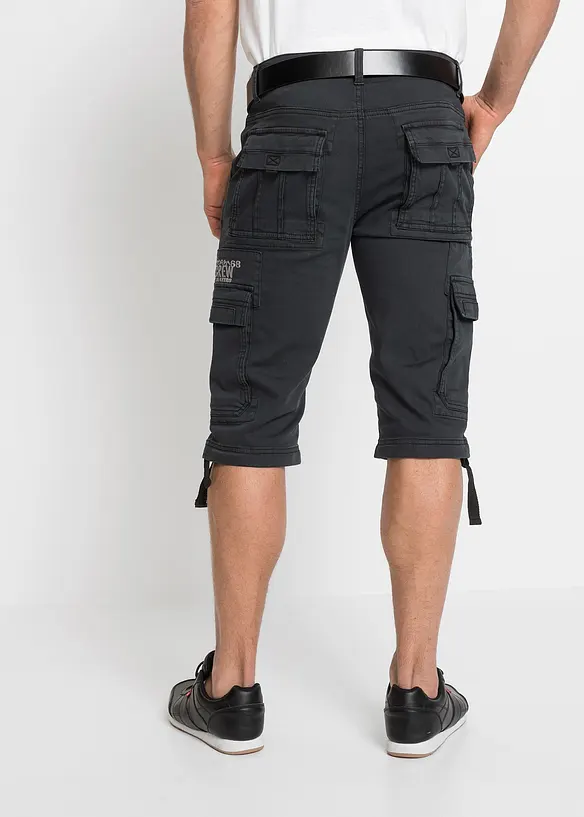 Bermuda long avec poches cargo, Regular, bonprix