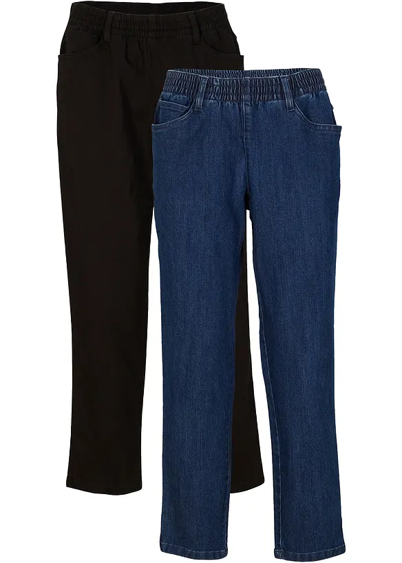Straight-Jeans (2er Pack), bonprix