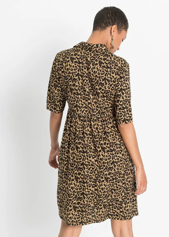 Blusenkleid aus fließender Viskose, bonprix
