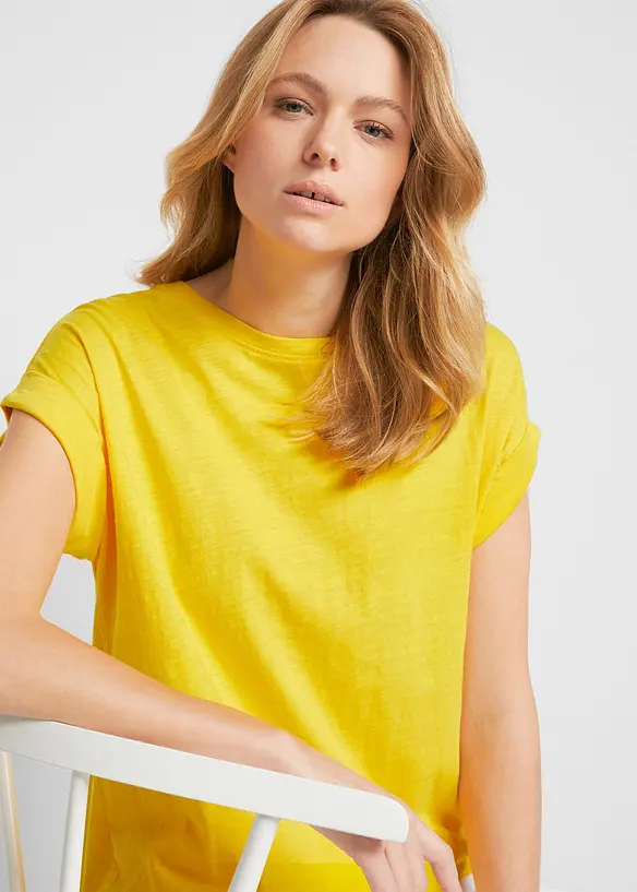 Longshirt aus reiner Bio-Baumwolle (2er Pack), bonprix