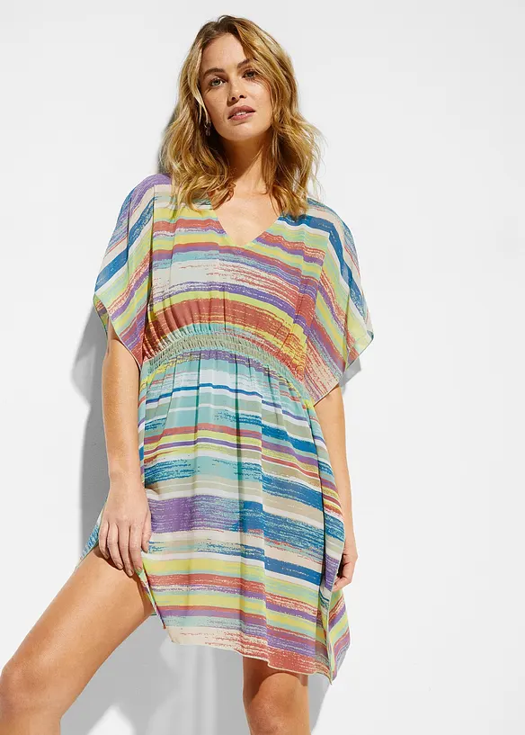 Tunique de plage en crêpe léger, bonprix