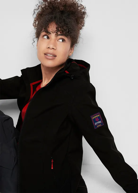 Veste softshell extensible, imperm&eacute;able, bonprix