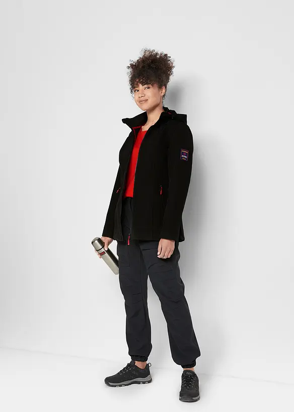 Veste softshell extensible, imperm&eacute;able, bonprix