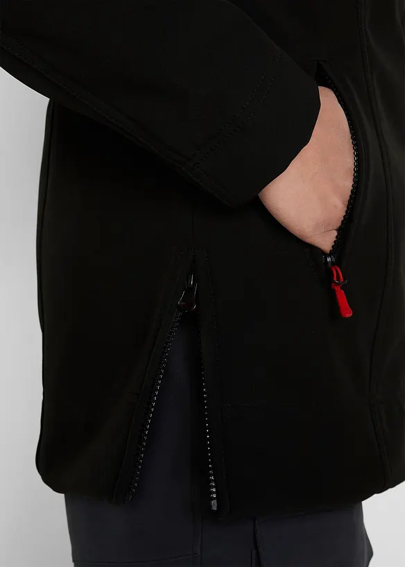 Veste softshell extensible, imperm&eacute;able, bonprix