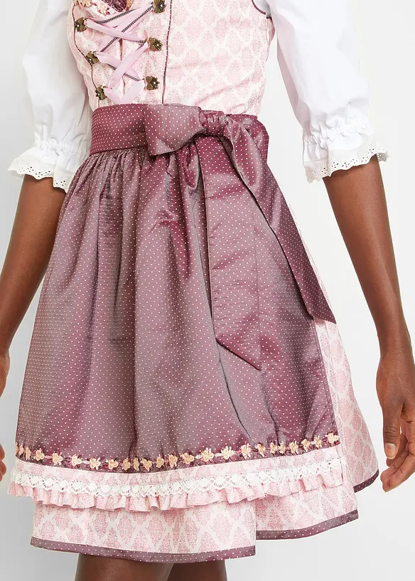 Dirndl mit Schürze, kniefrei (2-tlg. Set), bonprix