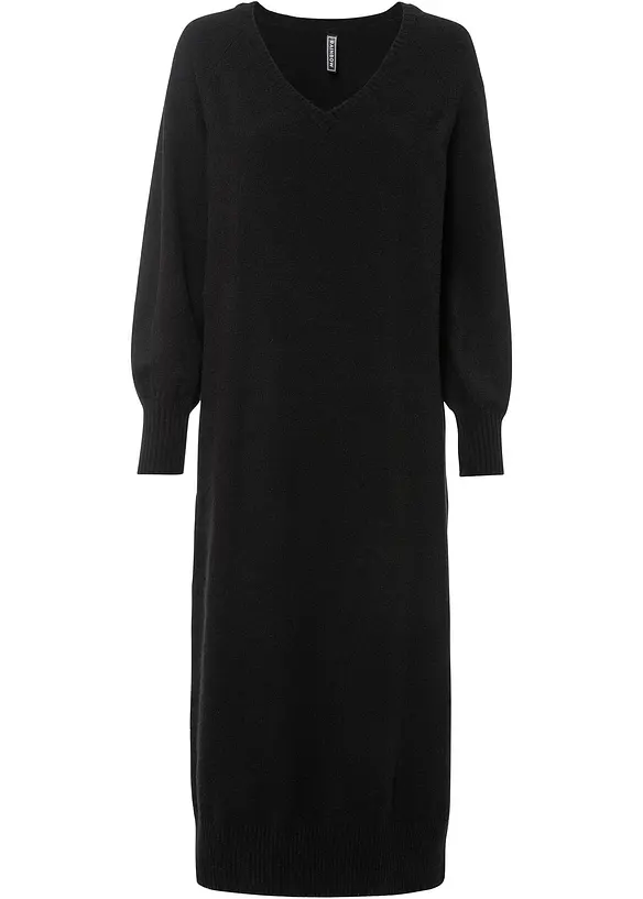 Oversized Strickkleid in Midilänge, bonprix