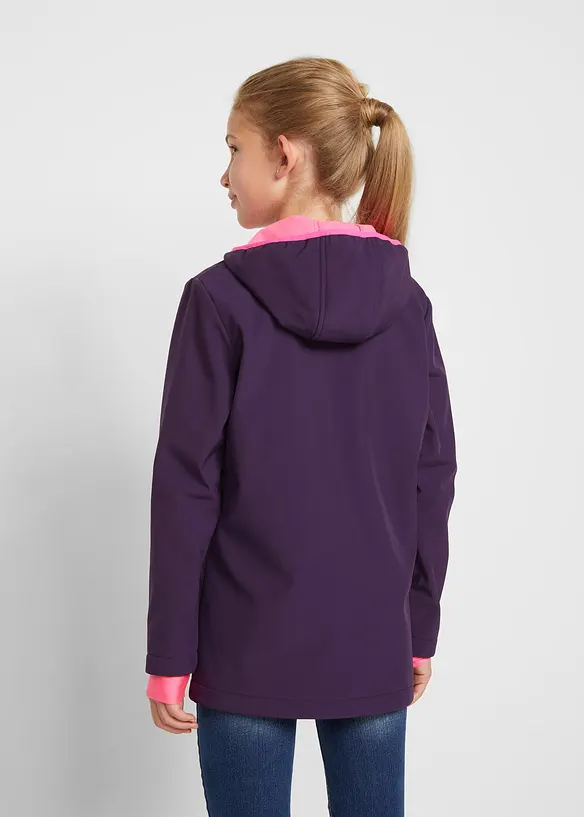 Veste softshell imperm&eacute;able &agrave; capuche, bonprix