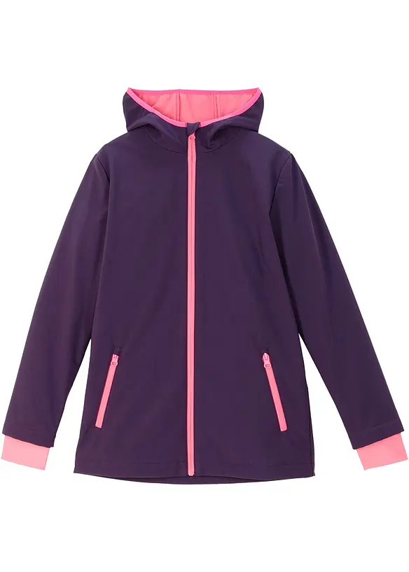 Veste softshell imperm&eacute;able &agrave; capuche, bonprix