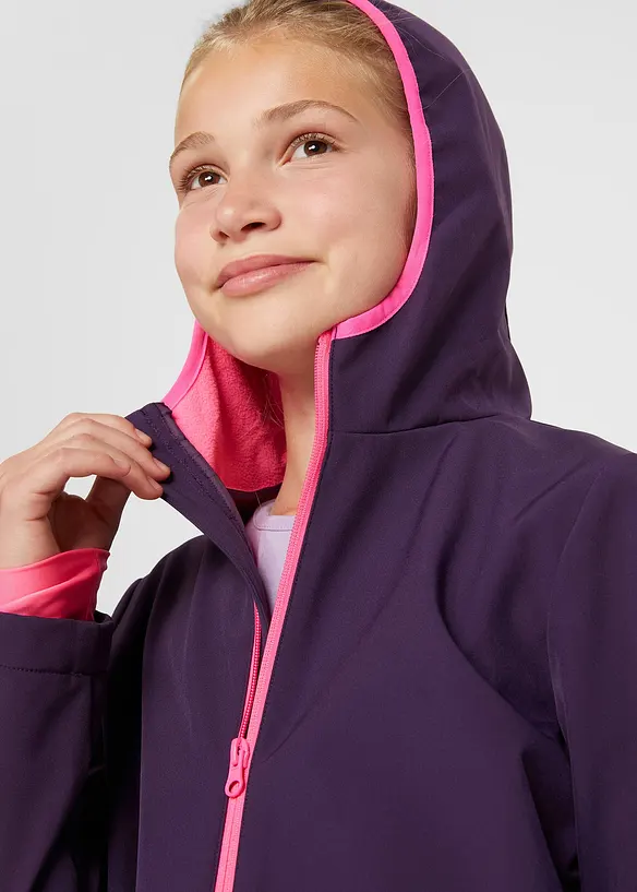 Veste softshell imperm&eacute;able &agrave; capuche, bonprix