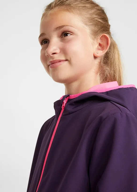 Veste softshell imperm&eacute;able &agrave; capuche, bonprix