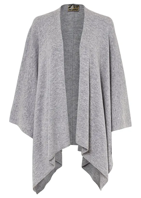 Wollponcho mit Good Cashmere Standard®-Anteil, bonprix