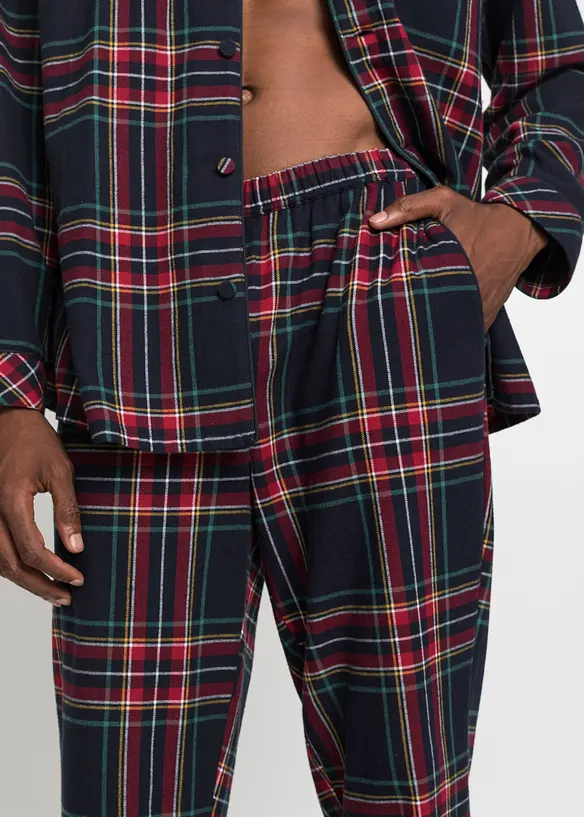 Pyjama boutonné en flanelle douce, bonprix