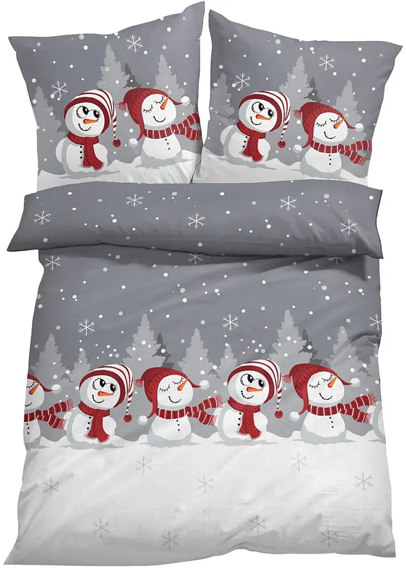 Bettwäsche mit Schneemann, bonprix