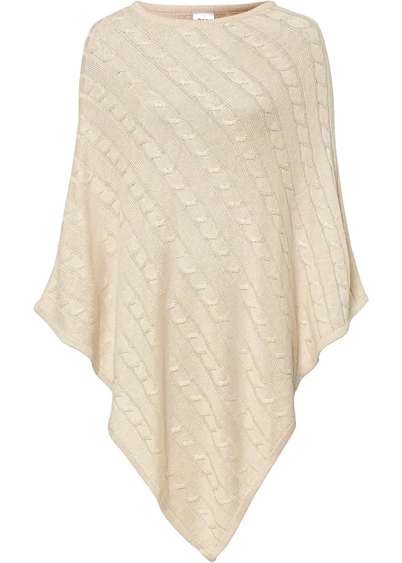 Poncho avec teneur en cachemire, bpc bonprix collection
