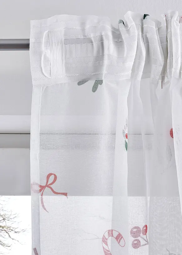 Gardine mit Weihnachtsmotiv (1er Pack), bonprix