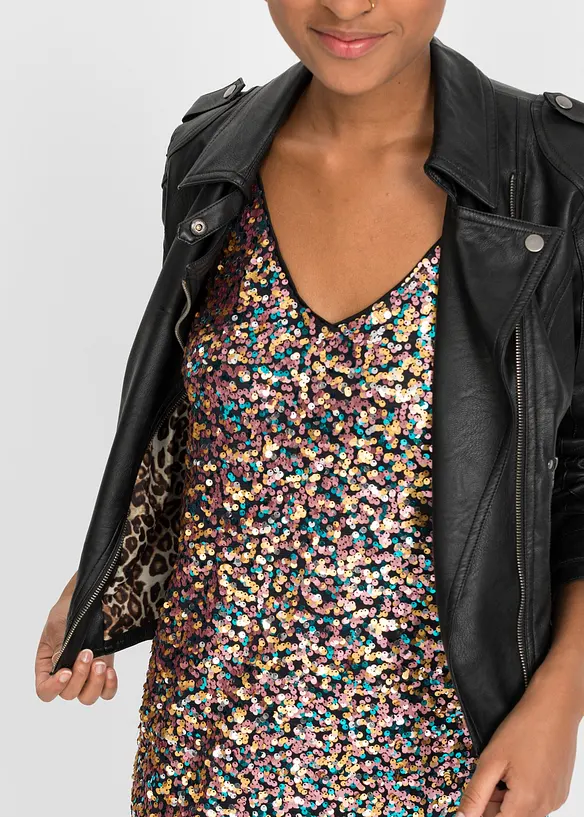 Robe en paillettes, RAINBOW